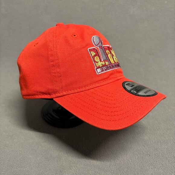 New Era Super Bowl LIX 9TWENTY Hat OSFM Orange‎ 1638 - Picture 2 of 13